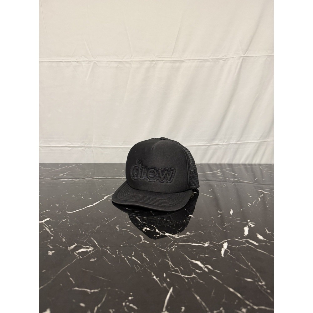 Drew House Trucker Hat Men Black Snap Back On Black Cap Justin Bieber Brand Htf
